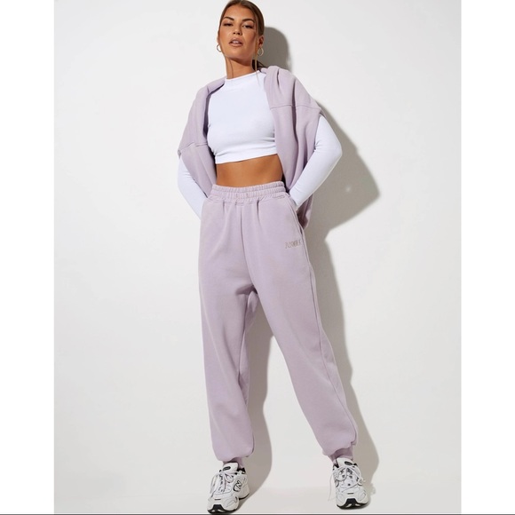 Motel Rocks Roider Jogger In Violet ANGEL Embro Size Medium - Picture 1 of 12